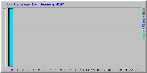 Hourly usage for January 4147